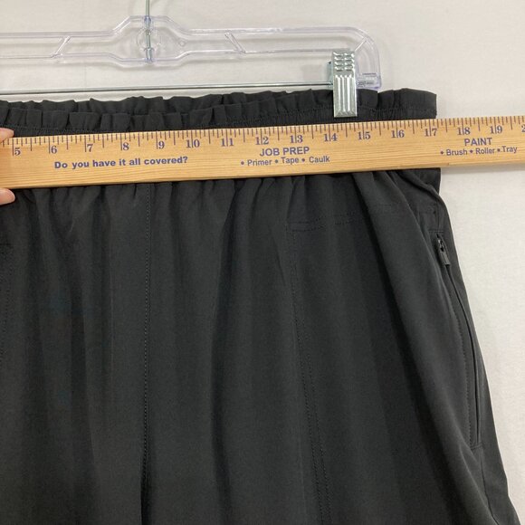 Athleta Savannah Joggers Pants in Black Size 16 Paperbag Waist Sleek Athleisure - Picture 5 of 9